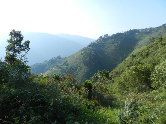 Eine herrliche Landschaft gab es zu bewundern