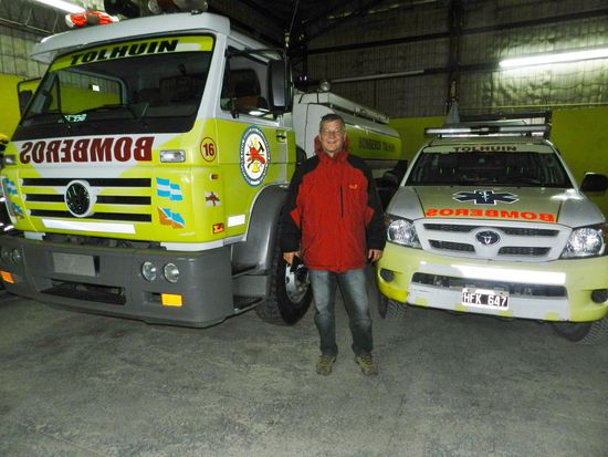 Bei den Bomberos in Holhuin