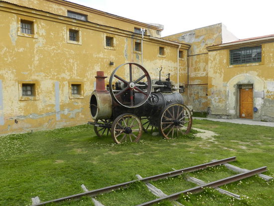 Reste der alten Gefängniseisenbahn