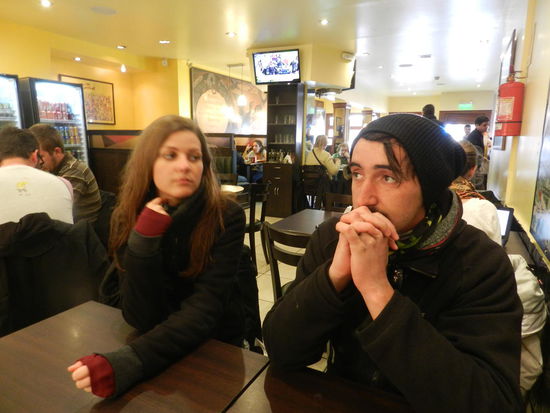 Zum Abschluss noch einen gemeinsamen Kaffee in Ushuaia