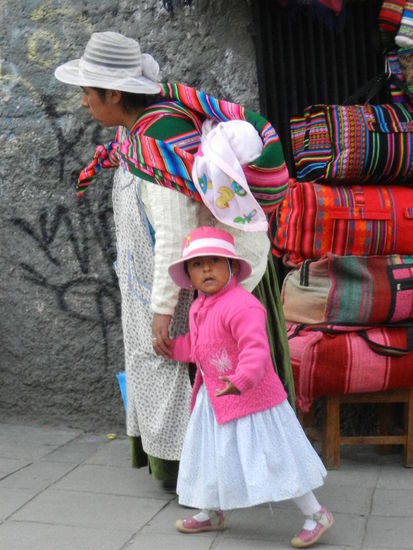 Mutter und Kind im Marktviertel