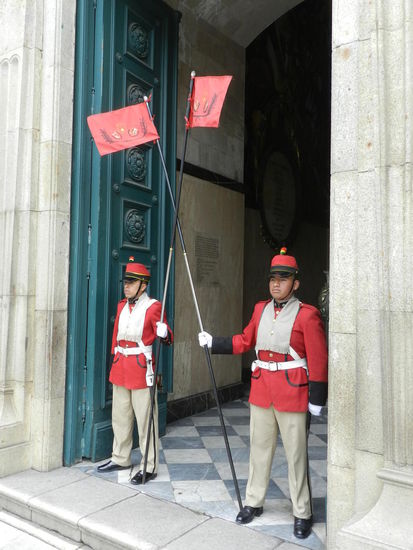 Ehrenwache in der Kathedrale