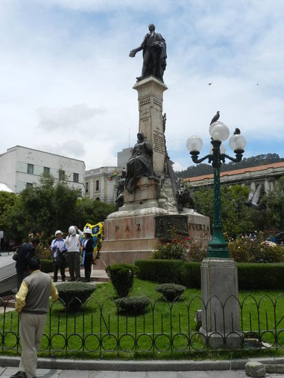 Denkmal zur Erinnerung an den Nationalhelden Murillo