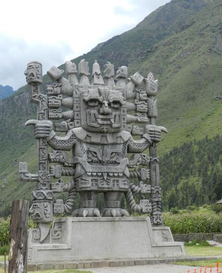 Die Inkagottheit Viracocha im heiligen Tal