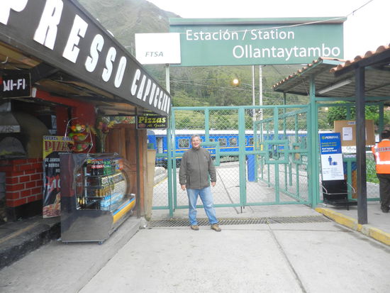 Von hier fährt der Zug nach Machu Picchu