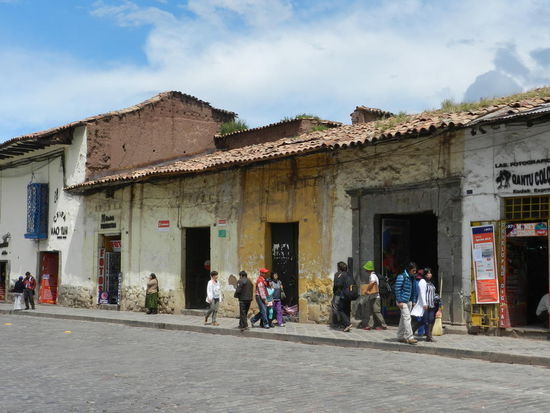 Häuserzeile in der Altstadt Cuscos