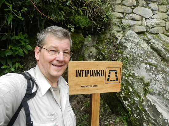 Etwas erschöpft war ich nun doch, als ich dort oben ankam