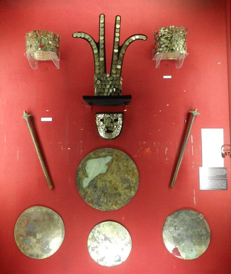 Goldener Inkaschmuck