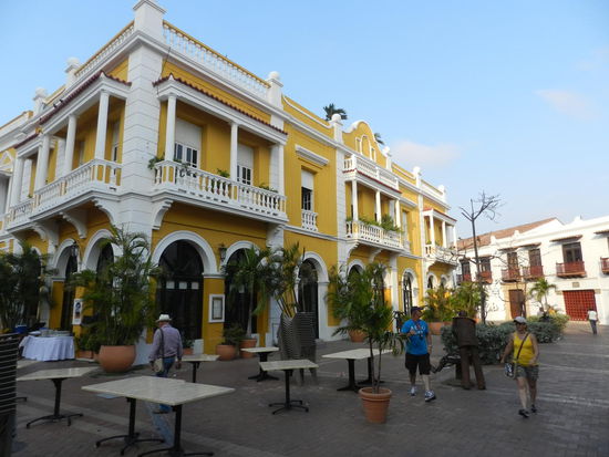 Plaza de Duanas in Cartagena