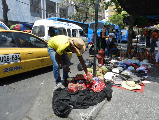 Einkaufsstraße in Santa Marta