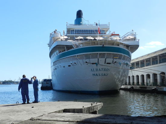 Abschied von der MS Albatros in Havanna