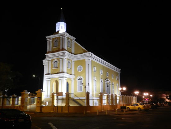 Fort-Kerk, die 1769 erbaute und damit älteste evangelische Kirche in Curacao