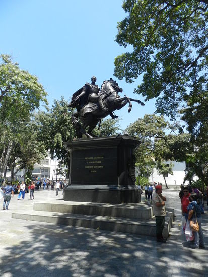 Simon-Bolivar-Denkmal auf dem Plaza Bolivar