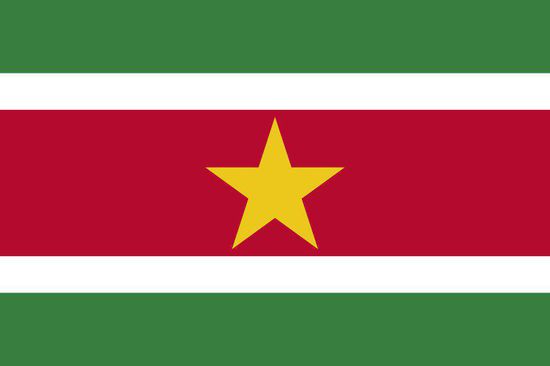Flagge Surinams