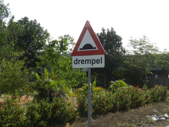Von allen Verkehrsschildern ist es dieses, welches man unbedingt beherzigen sollte: Drempel auf freier Strecke