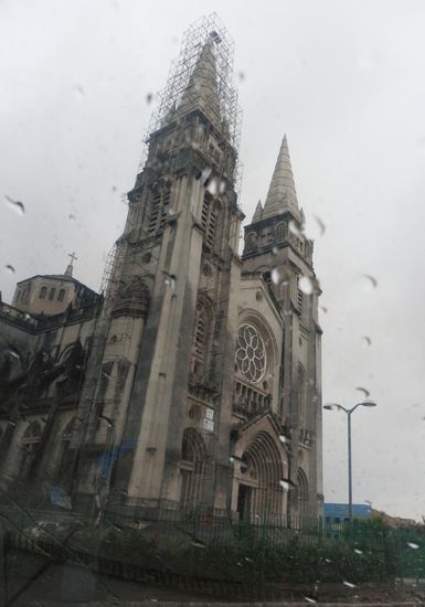 Kathedrale von Fortaleza im Regen