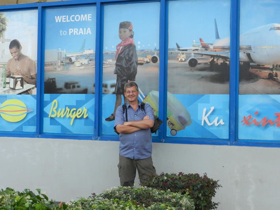 Welcome to .... Praia auf den Kapverdischen Inseln, meiner ersten Station in West- u. Nordafrika