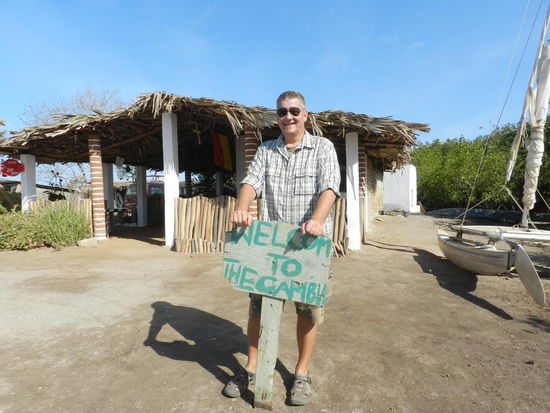 Zurück am Ausgangspunkt auf der gambischen Uferseite