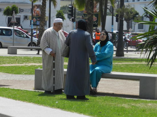 Chit-chat im Stadtpark