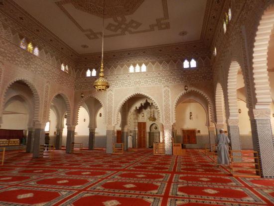 Im Inneren der Moschee