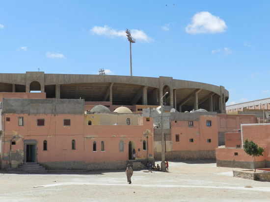 Das 35.000 Zuschauer fassende Stadion von Laayoune