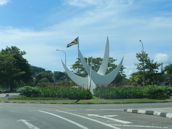Unterwegs vom Flughafen zum Guesthouse