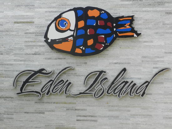 Eine künstliche Welt ist Eden Island