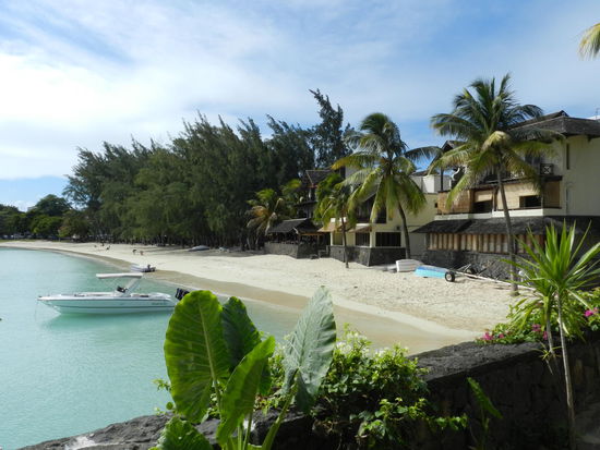 Bereits in der Bucht befindet sich ein schöner Badestrand.