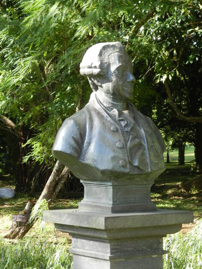 Pierre Poivre, der Gründer des botanischen Gartens