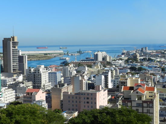 Stadtbild und Hafen vom Fort Adelaide aus gesehen