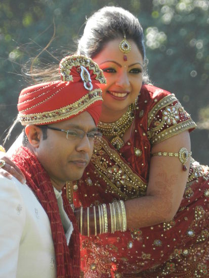 An diesem Strand hatte sich ein indischstämmiges Hochzeitspaar zum Fotoshooting eingefunden - und hatte nichts dagegen, dass ich mitknipste. Herzlichen Glückwunsch!