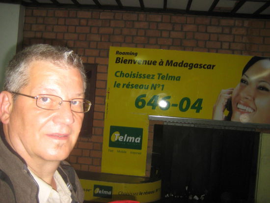 Ankunft auf dem Flughafen von Antananarivo