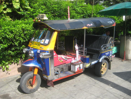 Eines der zahlreichen Tuk-Tuks