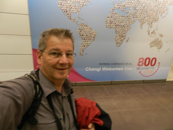 Welcome in ... - Ankunft in Singapur Changi