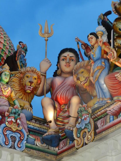 Wunderbare, farbenfrohe Skulpturen ....