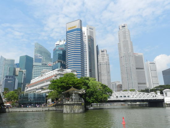Vom Wasser aus sieht die Stadt noch einmal anders aus, die Häuser wirken noch höher