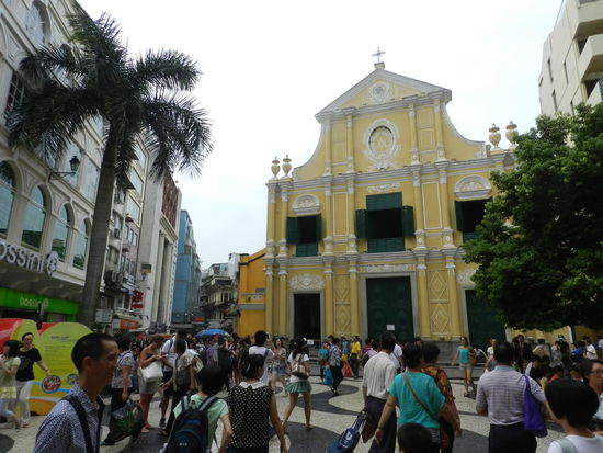 Die Santo Domenico-Kirche, zur Zeit im Umbau