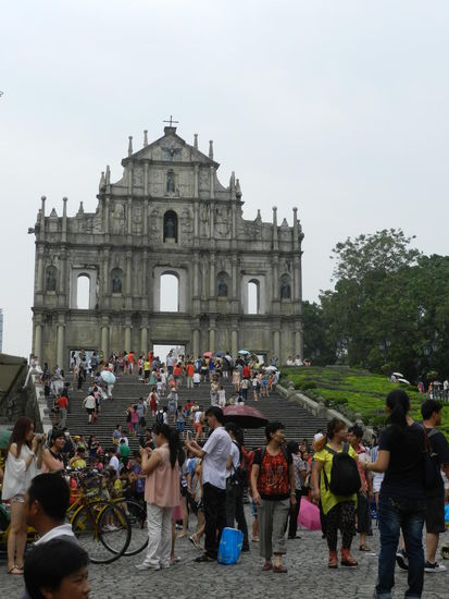 Die Fassade der 1835 abgebrannten Sao-Paulo-Kathedrale