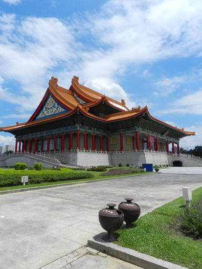 Die nationale Konzerthalle im Chiang-Kai-Check-Memorialpark