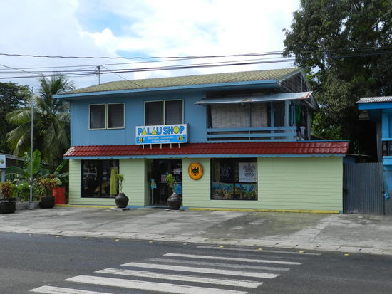 Der "Palau-Shop", eine Boutique und zugleich Sitz des deutschen Honorarkonsuls