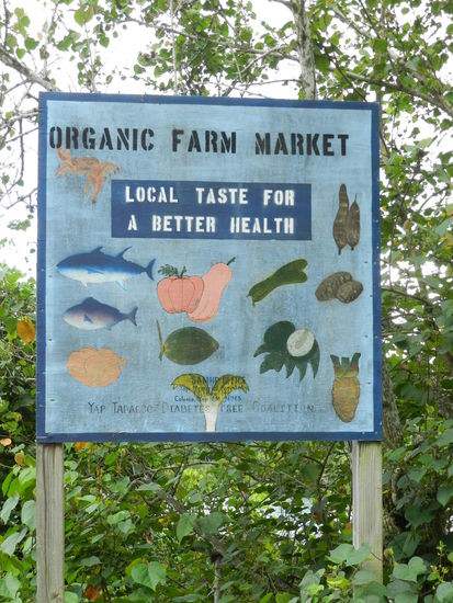 Auch auf Yap wird Wert auf regionale Produkte gelegt