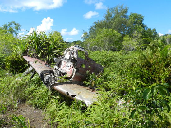 Das japanische Flugzeug, zu dem es keine Informationstafel gibt