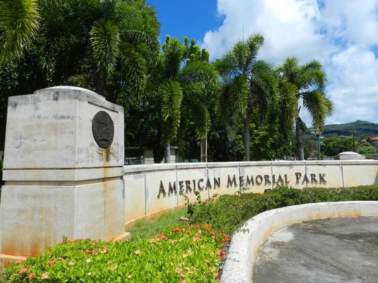 Auf einem ehemaligen japanischen Militärgelände befindet sich heute der american memorial park