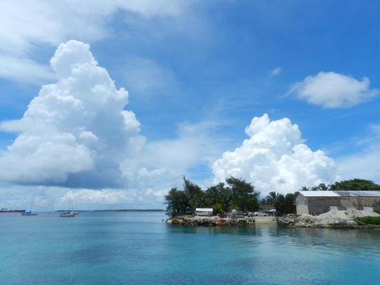 Interessante Wolkenformation kurz vor einem Tropenregen