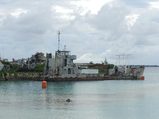 Amerikanisches Landungsboot im Fischereihafen