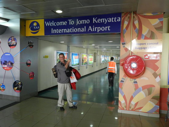 Ankunft in Nairobi