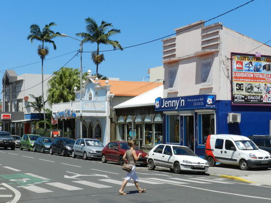 Einkaufsstraße in der Stadtmitte