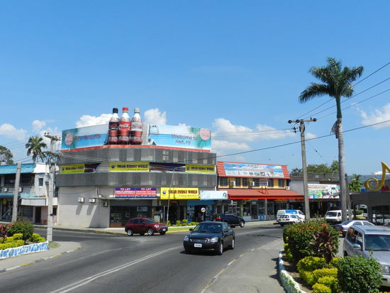 Der Ortseingang von Nadi