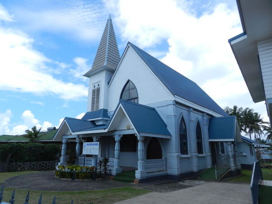 Viele schöne Kirchen sind auf Samoa zu finden