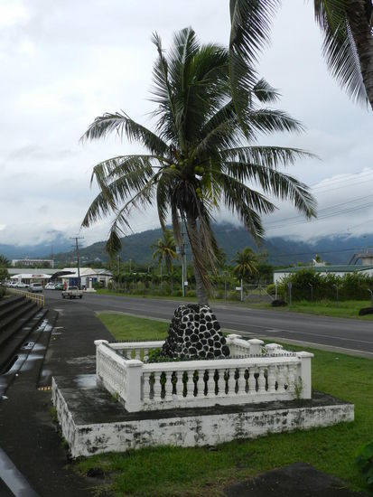 Hier wurde 1900 die deutsche Fahne gehisst